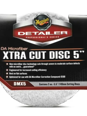 Nejlepší Volba Meguiar's DA Microfiber Xtra Cut Disc 5" - extra abrazivní mikrovláknový lešticí kotouč, 5palcový (2 kusy)