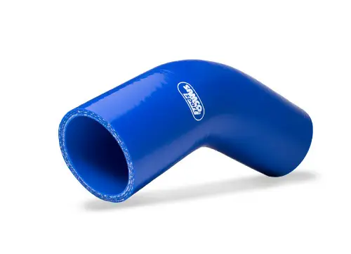 Samco Sport silikonové redukční koleno 45° s vnitřním průměrem 65 mm > 60 mm, barva matná černá (classic) Cenový Hit