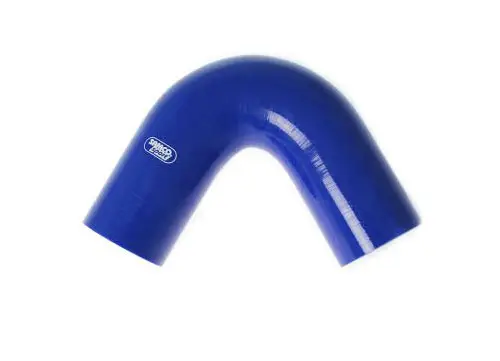 Značkový Samco Sport Fluoro silikonové koleno 135° s vnitřním průměrem 60 mm pro vedení oleje a nafty, barva modrá