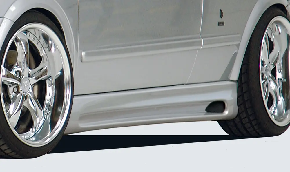 Rieger boční práh mont. strana pravá pro Opel Astra G 3-dvéř., fastback, hatchback, notchback, plast ABS bez povrchové úpravy, s prolisem a výřezem Top Prodej