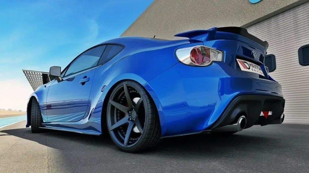 Maxton Design boční difuzory pod zadní nárazník pro Toyota GT86, černý lesklý plast ABS Nejprodávanější
