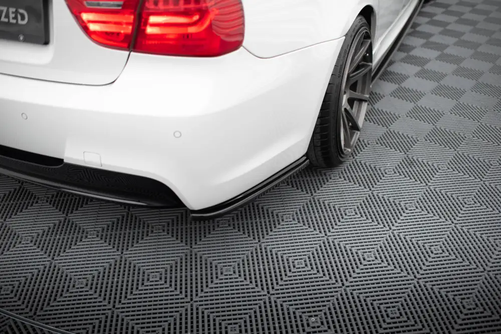 Speciální Cena Maxton Design boční difuzory pod zadní nárazník pro BMW řada 3 E90, černý lesklý plast ABS