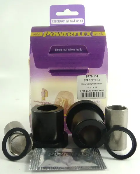 Autentický Silentbloky Powerflex PF79-104 pro TVR Cerbera "Před. silentblok předního spodního ramene", pozice na diagramu: 9