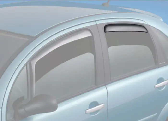ClimAir protiprůvanové deflektory oken (ofuky) zadní pro Škoda Fabia II Combi/Scout (r.v. 2007-2014) Víkendová Akce