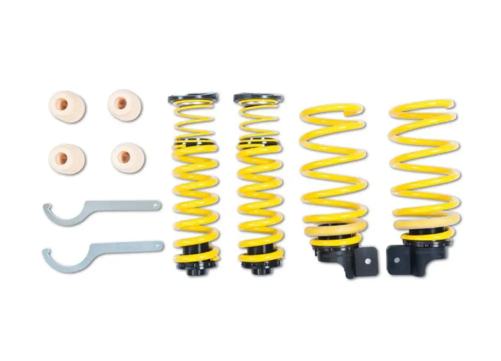 ST Suspensions výškově nastavitelný pružinový kit pro Volkswagen California T6 Camper SGC, SGG, SHC Benzin, Diesel, pohon předních kol, pohon předních kol, pohon všech kol, o výkonu 62-150 kW Dokud Zásoby Vydrží