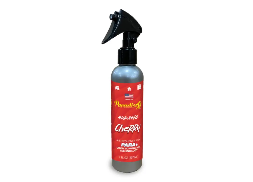 Omezená Nabídka Osvěžovač vzduchu Paradise Air Anywhere Odor Eliminator Spray 207 ml, vůně Cherry