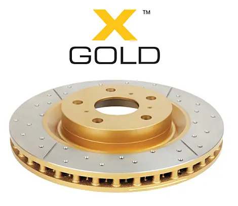 DBA Street Series X-GOLD přední brzdový kotouč 345x30 mm pro Audi A6 quattro C7 2014-2018 4G/2.0 Turbo 252BHP Víkendová Akce
