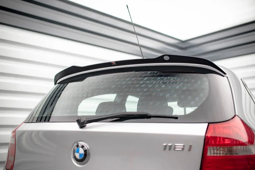 Maxton Design prodloužení spoileru ver.2 pro BMW řada 1 E81 Facelift, černý lesklý plast ABS Nízká Cena