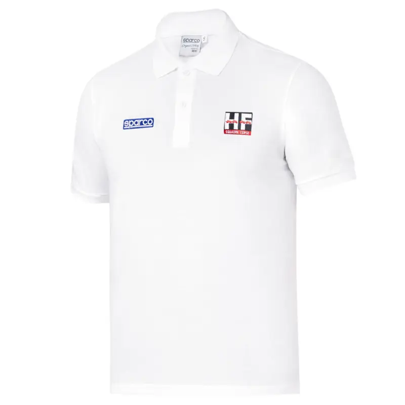 Nejprodávanější Sparco polokošile LANCIA HF Lunetta, barva bílá, velikost XS