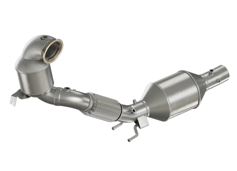 HJS downpipe 76 mm včetně katalyzátoru a OPF pro Škoda Octavia IV RS typ NX, emisní norma Euro 6d, 2.0, 180 kW (DNPA) Časově Omezené