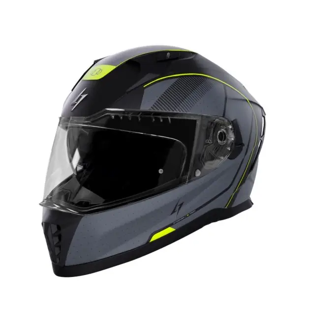 Integrální helma STORMER 407-21IC-C03-07 BLASTER TRON neon, yellow, metal matt XS Výprodej