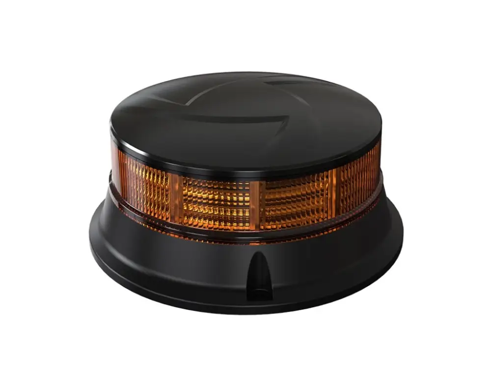 LED maják, 12-24V, 30x0,7W oranžový, pevná montáž, ECE R65 R10 Zlevněný