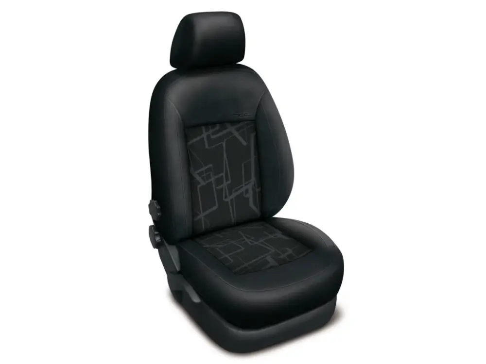 Cenový Hit Autopotahy PEUGEOT EXPERT III, 3 místa, od r. 2016-2023, AUTHENTIC PREMIUM, matrix černý