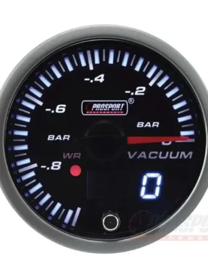 Bezpečná Platba Prosport JDM Series 52mm - Měřič podtlaku s vodotěsným senzorem